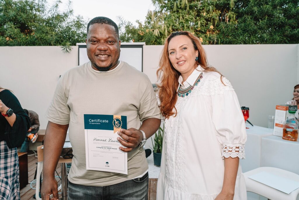 living by our values award