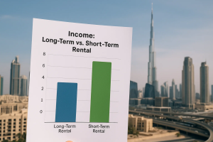 holiday rental vs long term rental Dubai